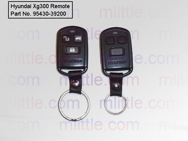 Hyundai 300. Hyundai XG300 Keyless Remote